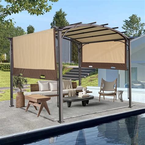 waterproof sun shade for pergola|Sun Shades for Pergola: Elevate Your Summer Comfort to New .